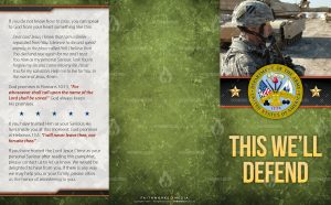 Tract - US Army This Well Defend soldier profile FLAT OUTSIDE